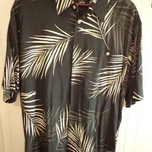 Men's Consensus SPORTSWEAR Hawaiian Print Short-Sleeve Shirt L